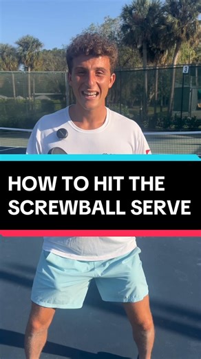 39K views · 710 reactions | How to hit the Screwball Serve! ️ ✅ Change Grip ✅ Flick Wrist on Contact ✅ Follow Through #pickleball #pickleballaddict #pickleballislife #pickleballhighlights #pickleballaddiction #pickleballtournament | Tanner.Pickleball | Facebook