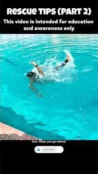 Tips to Rescue Someone from Drowning (Educational Purpose Only) #swimmingtips #swimmingpool