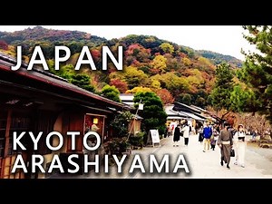 Japan Kyoto Arashiyama in autumn (Togetsukyo Bridge)
