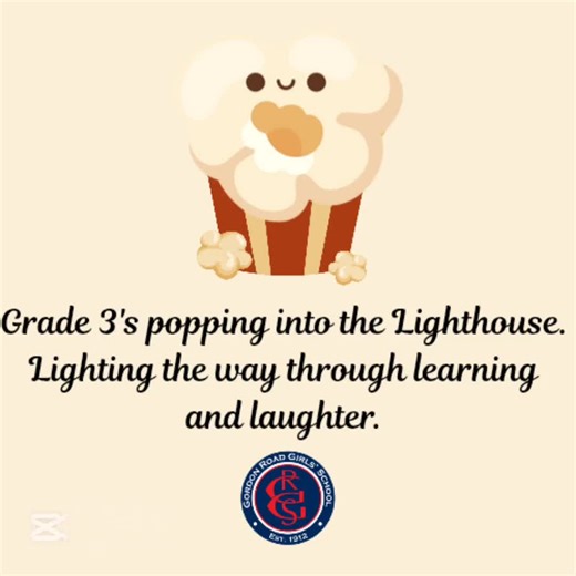GORDON ROAD GIRLS' SCHOOL on Instagram: "Grade 3’s popped into the Lighthouse today for a fun-filled morning of learning and laughter! 🍿✨ The teachers made some delicious popcorn for everyone to enjoy while we chatted about recipes, explored step-by-step instructions, and learned all about how popcorn is made. Such a lovely, safe, and exciting way to learn together! 🌟 #grgscommunity #grgs #LighthouseLearning #Grade3Adventures #PopcornMorning #LearningIsFun #SafeAndFun #LittleLearners #HandsOnL
