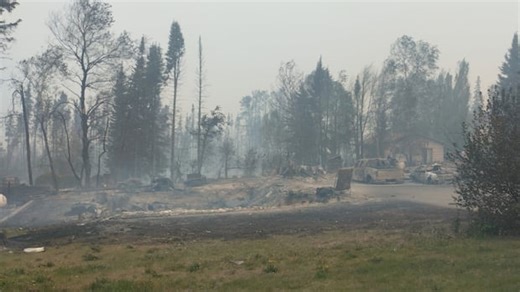 Sask. wildfire evacuee watched home burn in real time on security cameras