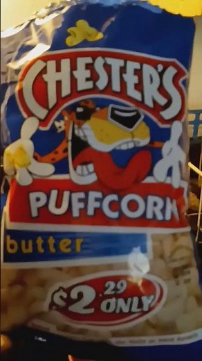 Trying These New Chester's PuffCorn Butter Delicious Puffs, So Good,