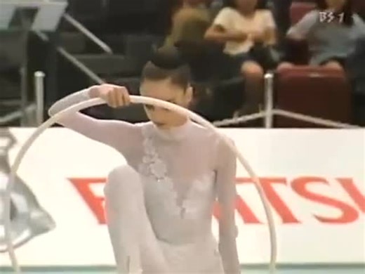 love for Anna Bessonova💙💛 | Anna Bessonova - hoop Osaka WCh 1999 #annabessonova #bessonova #rhythmicgymnastics #teambessonova #ukrainerg | Instagram