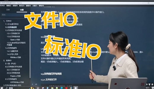 一个视频看懂文件IO与标准IO