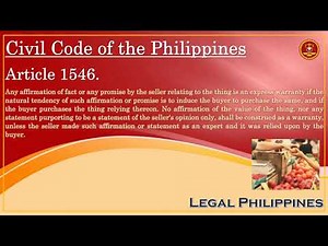 Civil Code of the Philippines, Article 1546