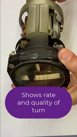 How a Turn and Bank Indicator works! See inside aircraft instruments #FlyIFR #flightinstruments #flighttraining #IFRTraining #instruments #aviation #flight #pilot #IFRpilot Check out my longer-form videos on YouTube: www.youtube.com/LauraLaster747