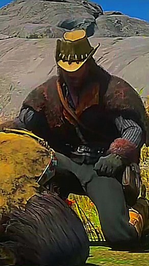 Encountering a Massive Boar with Hamish in Red Dead Redemption 2