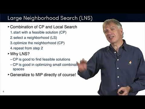 Discrete Optimization || 01 Large Neighborhood Search asymmetric TSP with time windows 8 42