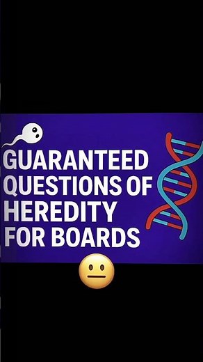 GUARANTEED Heredity Questions for Boards! 🔥📚 #class10 #biology”