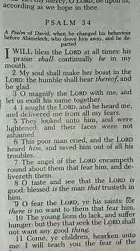 Psalm 34:1-8 I will bless the LORD at all times, praise shall continually be in my mouth #bibleverse
