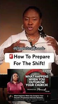 🚨How To Prepare For The Shift! | Prophetess Miranda Ministries | Nabi’ Healing Center