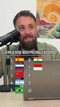 Države koje NISU priznale KOSOVO🚫️#slusajsadovo #quiz #shorts