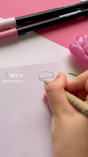 Drawing Tutorial: How to Draw Macarons for Valentine's Day