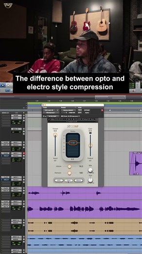 The real difference between Opto and Electro compression 🎛️💎 #vocalmixing #mixingandmastering #aud
