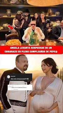 Pepe Aguilar celebró su cumpleaños 58 🎂 y Angela levantó sospechas 🤰🏻....