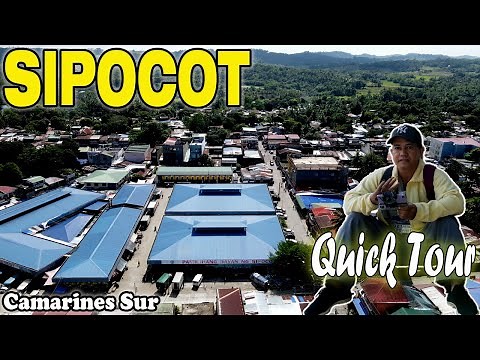 WALKING TOUR at SIPOCOT PUBLIC MARKET | Camarines Sur | DRONE SHOTS | BICOL