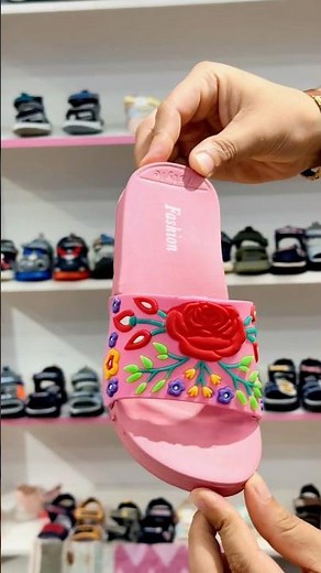 Kids Girls Washable Floral Slippers | Lightweight Water Friendly Premium Kids Slides 2026