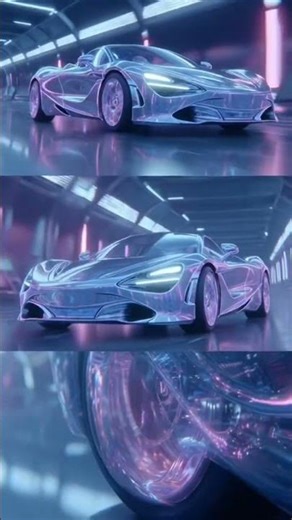 “Crystal Hypercar X – The Transparent Glass Beast 🔥 8K Futuristic Car”