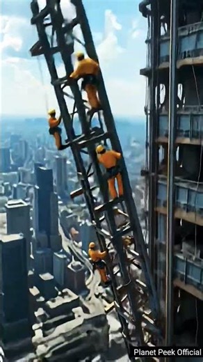 High-Rise Building Construction Reaching For The Sky #shorts #construction