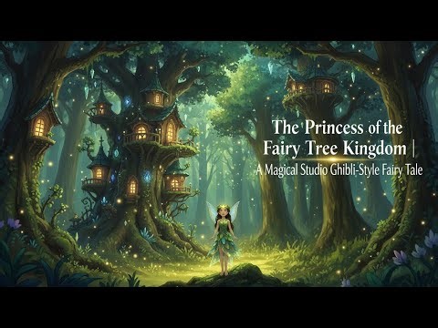 The Princess of the Fairy Tree Kingdom | A Magical Studio Ghibli–Style Fairy Tale