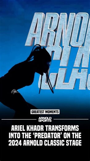 @itsarielkhadr’s ‘Predator’ inspired routine at the 2024 Arnold Classic was one of the standout moments of the show 💪 🎟️ Click the link in our bio for tickets, the official Arnold Sports app, and the full event floor plan! 🎥 @gilcoproductions | Arnold Sports Festival