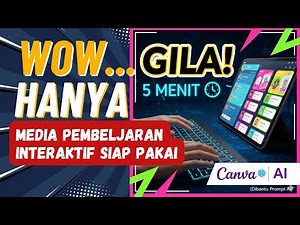 CRAZY! Create the Coolest Interactive Learning Media in Just 5 Minutes with Canva AI (With AI Pro...