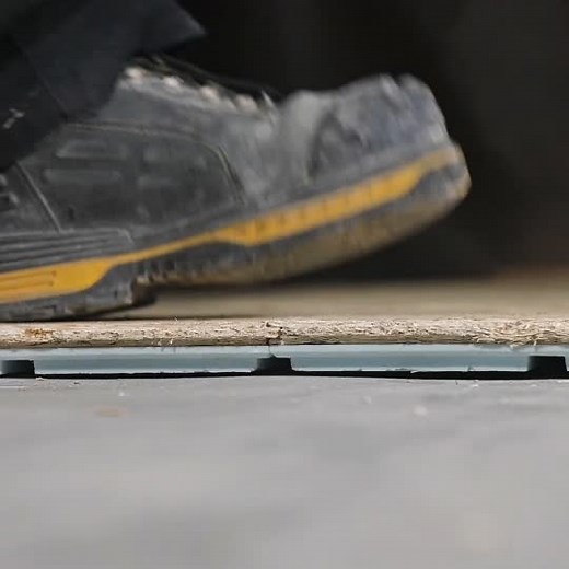 How to take away floating dri-core. #constructionlife #construction #toronto #torontowassup #realestate #dricore #renovation