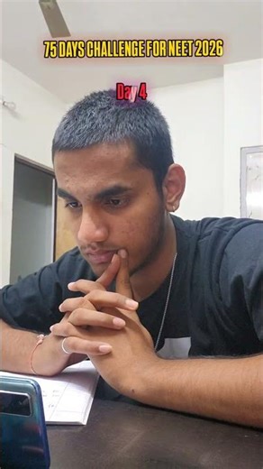 Day 4 of 75 days challenge for NEET 2026 #neet2026 #motivation #neetaspirents #neet #mbbs