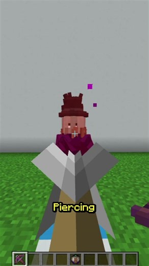 PIERCING 32K in Minecraft Bedrock | #minecraft #shorts
