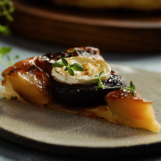 Beetroot and Goats Cheese Tarte Tatin