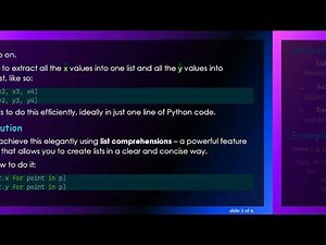 Efficiently Extract x and y Attributes from a List of Objects in Python