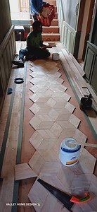 38K views · 369 reactions | WOODEN FLOORING KAISE KARE MAKAAN MAI 樂隣 #woodwork #woodworking #flooring #flooringideas | Valley Home designs | Facebook