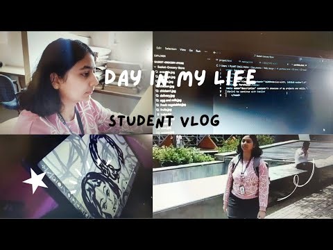Day in my life I Coding + Thumbnail designing I Student vlog