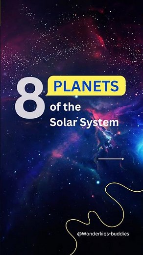 Planets of our solar systems #planet #kids #preprimarykids #kidsscience