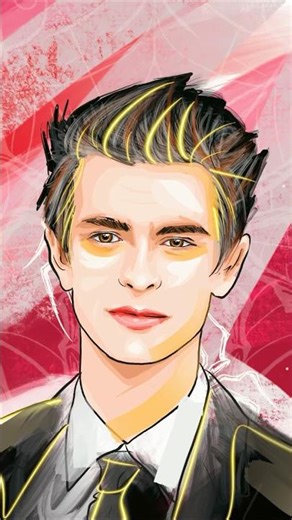 Andrew Garfield Timelapse Digital Painting | Portrait Art in Procreate #spiderman #shorts