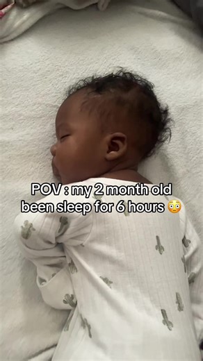 Caring for a Sleeping 2 Month Old Baby