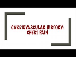 Chest Pain - OCSE History Taking for Medical Students