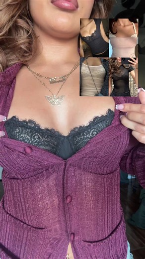 The perfect lace bra to peek through your outfit 💋#lace #bra #pushupbra #outfitinspo #fashioninspo