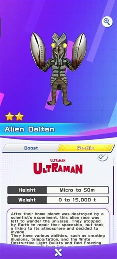 Ultraman Puzzle Shuwatch Alien Baltan