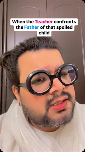 Sanket Khurana on Instagram: "Parents fighting at home in front of their children not only creates an environment of unrest at home but also lets the children learn the foul language parents use while in a verbal argument. At the end of the day, it’s the children who get affected the most whenever parents indulge in any sort of discord or obnoxious arguments. #reels #reelitfeelit #teachersofinstagram #parentingskills #indianparents #schoolmemes #schoolmemories #relatable #khuranasanket9"