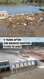 364K views · 1.8K reactions | : https://l.mlive.com/baw5k8 Five years ago dams failed above Sanford, Michigan and flooded the town. Homes were washed away, and lakes were completely drained. Now, the rebuilding continues and residents wait for the lakes to return. | MLive.com | Facebook