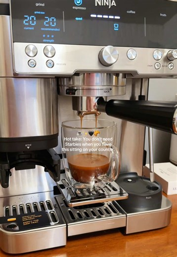 The coffee machine that actually replaces your café order. Espresso, cold brew, lattes… all in one. If you’ve been wanting better mornings, this is it. Currently on sale   free shipping 🤎☕️ #coffeetiktok #ninjaluxecafé #morningcoffee #kitchenfavorites #tiktokshopbfcm
