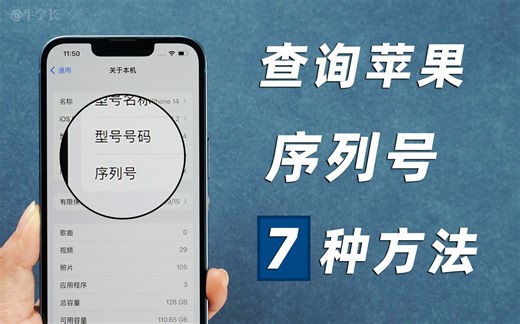 【最新】查询苹果手机序列号的 7 个方法，快速验证 iPhone 真伪！