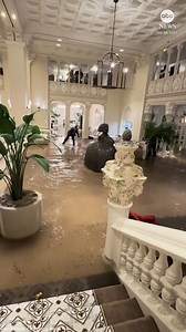 The lobby of a luxury hotel in Boca Raton, Florida is deluged by floodwaters, after intense rains that stalled over Central Florida unleashed rainfall comparable to what the region saw from a hurricane in 2022, according to experts. Read more: https://abcnews.visitlink.me/AwgML8 | ABC News