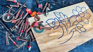 283K views · 1.8K reactions | Beginner’s guide to wood carving flowers | PVJ wood carving | Facebook