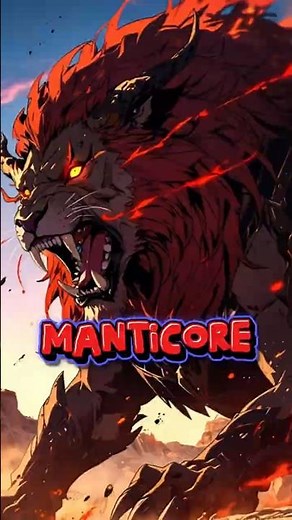 Manticore: Man-Eating Beast of Myth 👹 #shorts