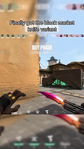 Black Market Knife Variant Showcase in Valorant
