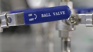 Tracking Past Ball Valves | Free Stock Video Footage