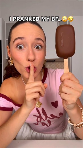 Ice cream PRANK on BOYFRIEND… 😳🍦🧼 #prank