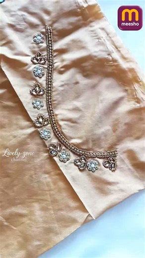 Meesho latest maggam work blouse and Computer embroidery work blouses #meesho #shorts #maggamwork